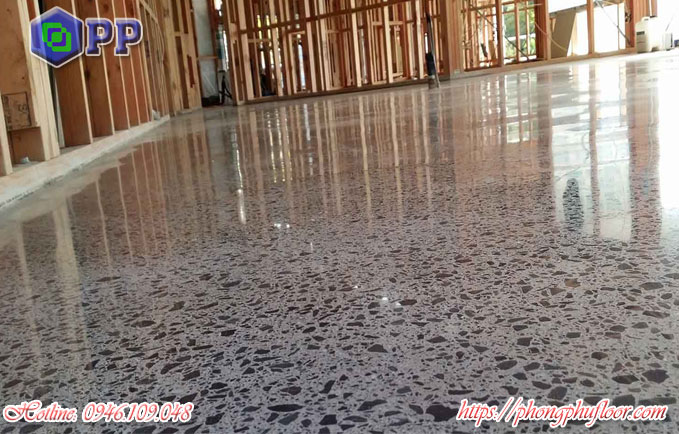 Thi công sàn đá mài | Nhanh chóng - Phong Phú Floor
